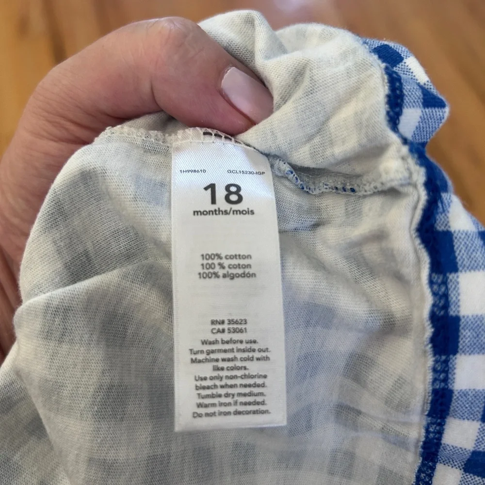 Carters cute gingham